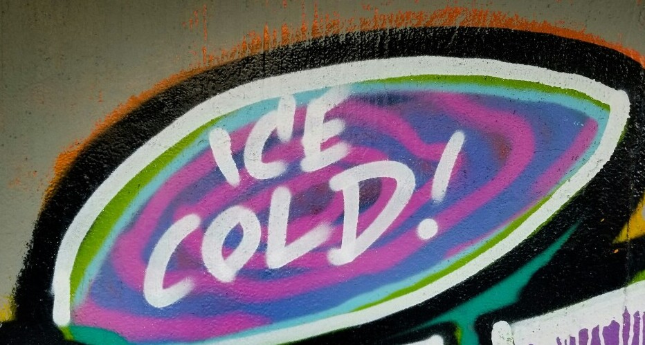 ice cold sign