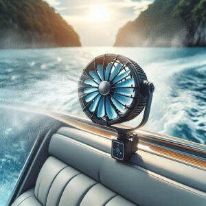 Clip-on misting fan