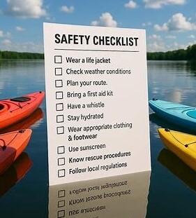 safety checklist on the water